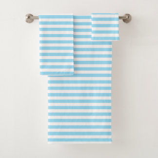 Badetuch Set Clearwater Streifen Capri blau