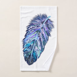 Badetuch-Set für Federn - Farbtupfer Badhandtuch Set