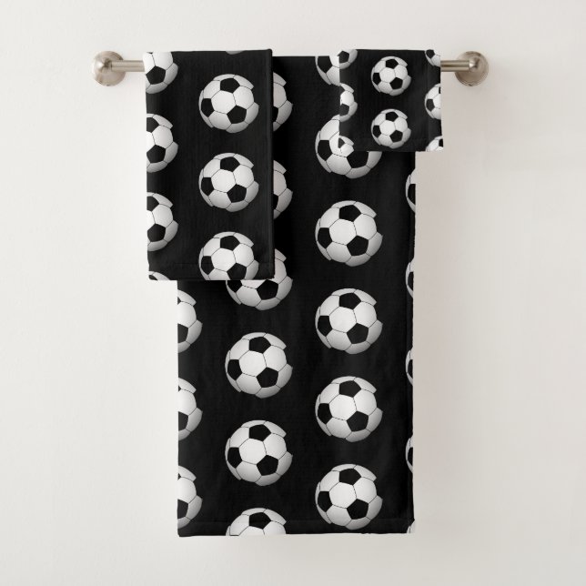 Badetuch-Set zum Thema Sportsoccer Badhandtuch Set (Insitu)