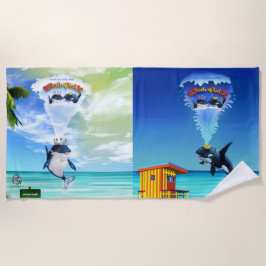 Badetuch Sie haben Whale Mail Got!