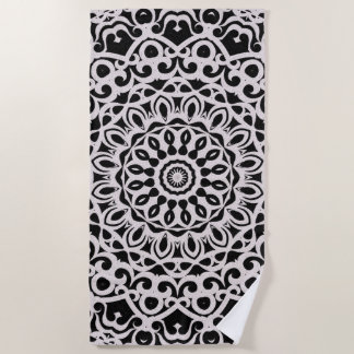 Badetuch-Stammes- Mandala G385 Strandtuch
