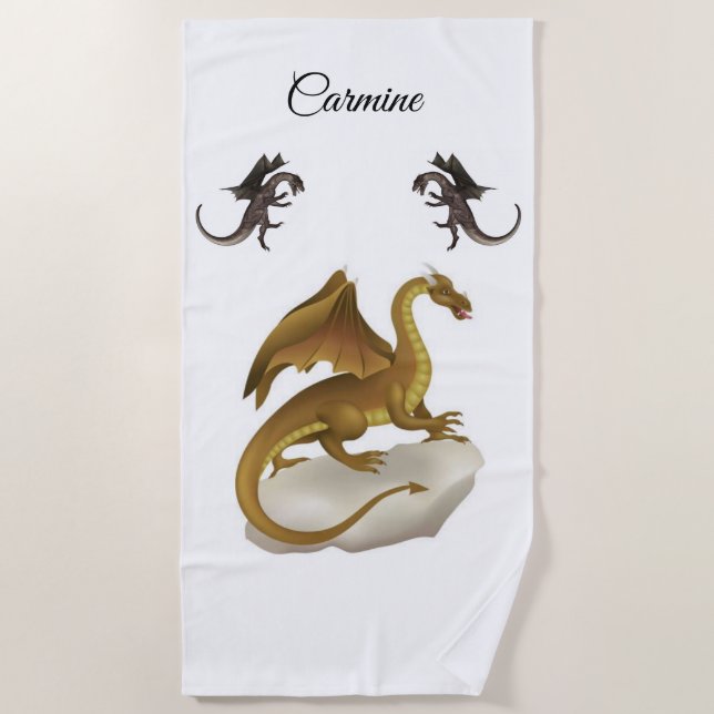 Badetücher Dinosaur Strandtuch (Vorderseite)