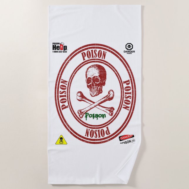 Badetücher Gift Strandtuch (Vorderseite)