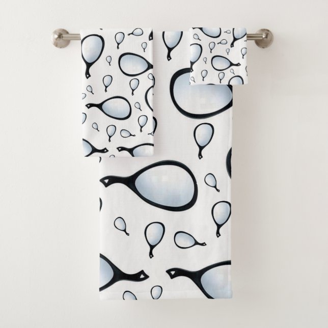 Badetücher Handspiegel Sets Stylist Friseur (Insitu)