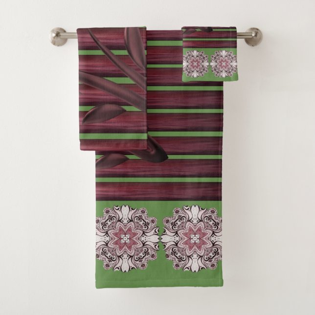 Badetücher Sets Blumen (Insitu)