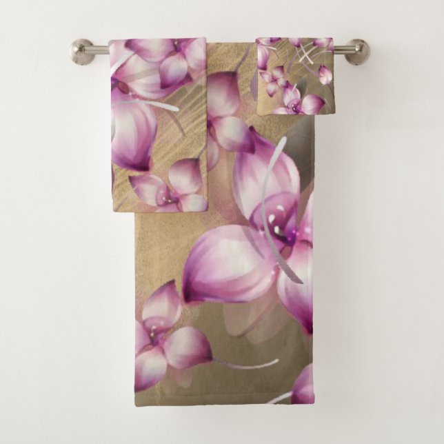 Badetücher Sets Blumen (Insitu)