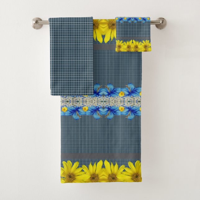 Badetücher Sets Blumen (Insitu)