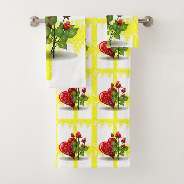 Badetücher Sets Blumen