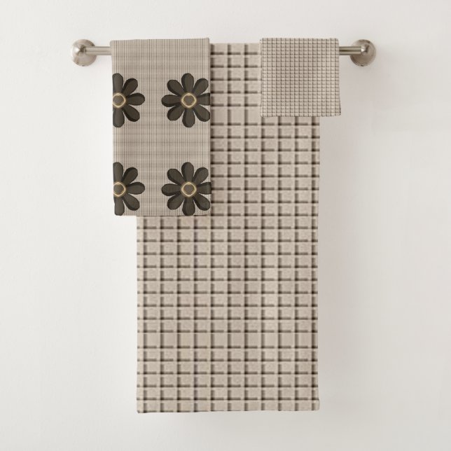 Badetücher Sets Blumen (Insitu)
