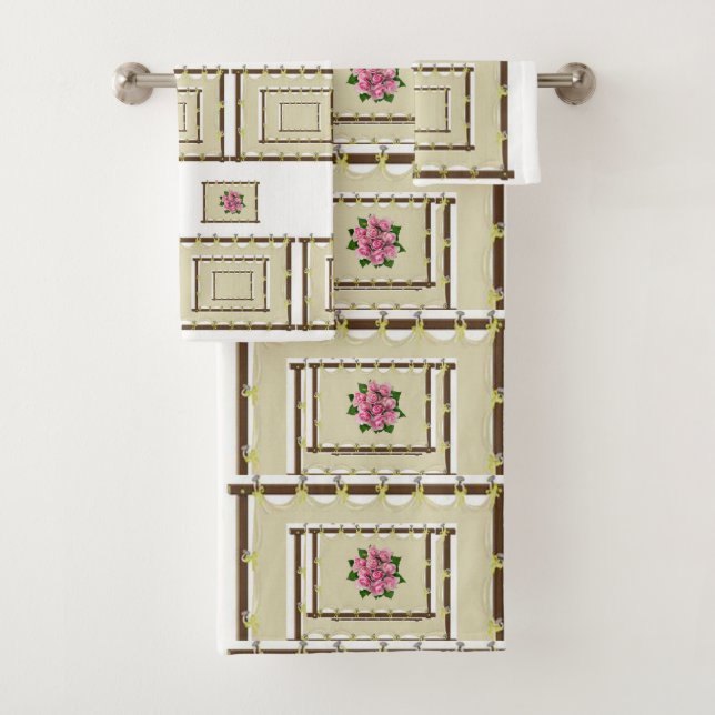 Badetücher Sets Blumen (Insitu)