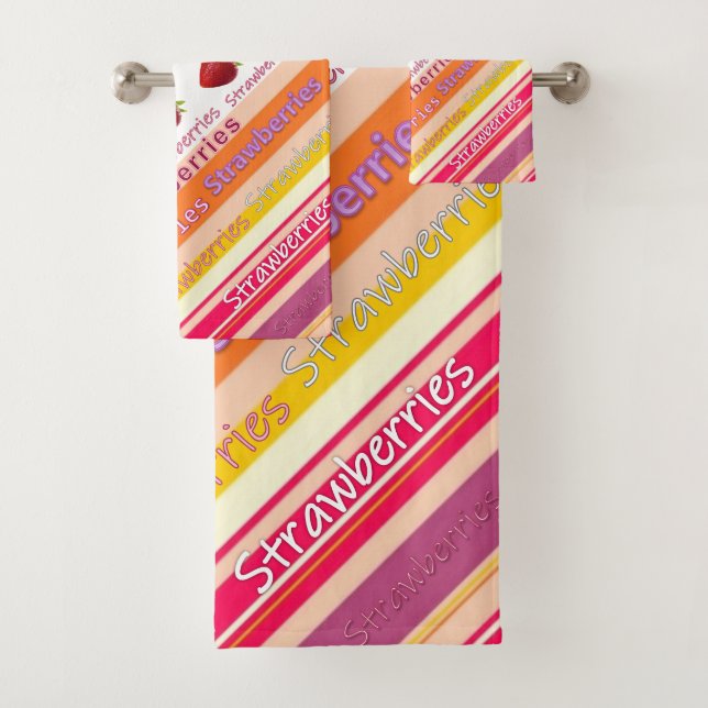 Badetücher Sets Erdbeeren (Insitu)
