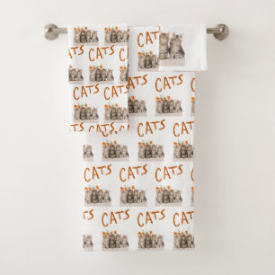 Badetücher Sets Katzen