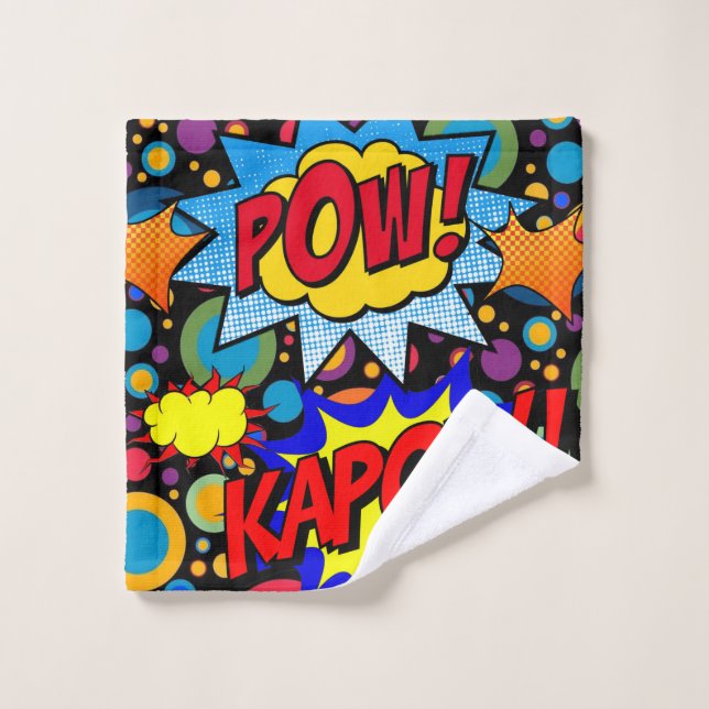 Badetücher Sets Pow Kapow (Waschlappen)