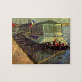 Badewanne auf Seine Asniere von Vincent van Gogh Puzzle