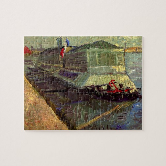 Badewanne auf Seine Asniere von Vincent van Gogh Puzzle (Horizontal)