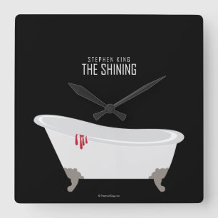 Badewanne des Raum-217 Quadratische Wanduhr