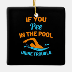 Badewanne im Pool Keramikornament