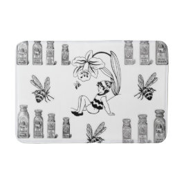 Badewanne mit Hummeln Badematte