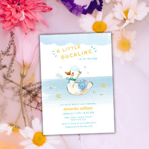 Badezeit Kleines Entlein Baby Shower Einladung