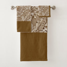 Badezimmer-Handtuch-Set Badhandtuch Set