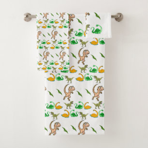 Badezimmer Handtuch Sets Dinosaurier