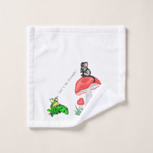 Badezimmer-Handtuch-Sets Frosch Mäuse Pilz  Badhandtuch Set