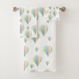 Badezimmer Handtuch Sets Pastell Fallschirme