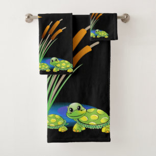 Badezimmer Handtuch Sets Schildkröten
