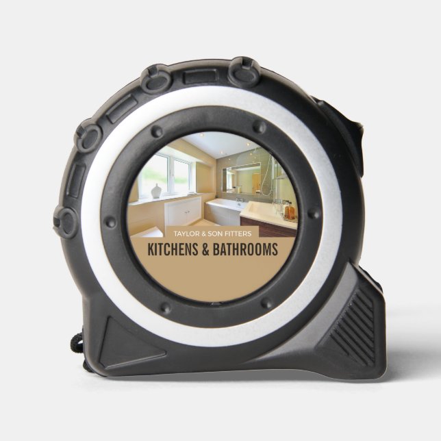 Badezimmer Portrait, Küche & Badezimmer Fitter Maßband (Vorderseite)