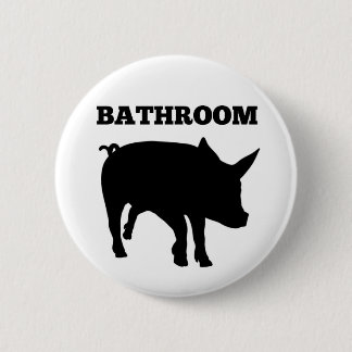 Badezimmer-Schwein-Knopf Button
