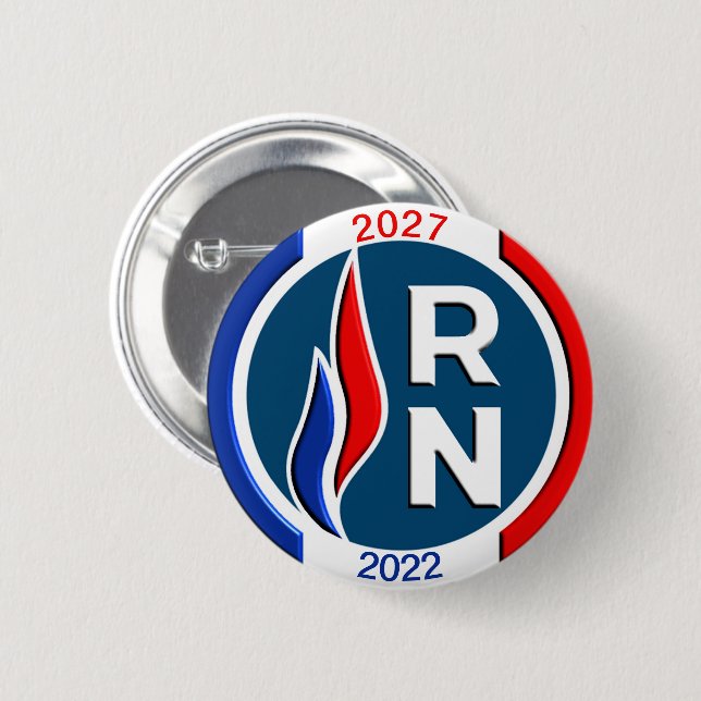 Badge 57 mm, RN 2022 2027 3D Button (Vorne & Hinten)