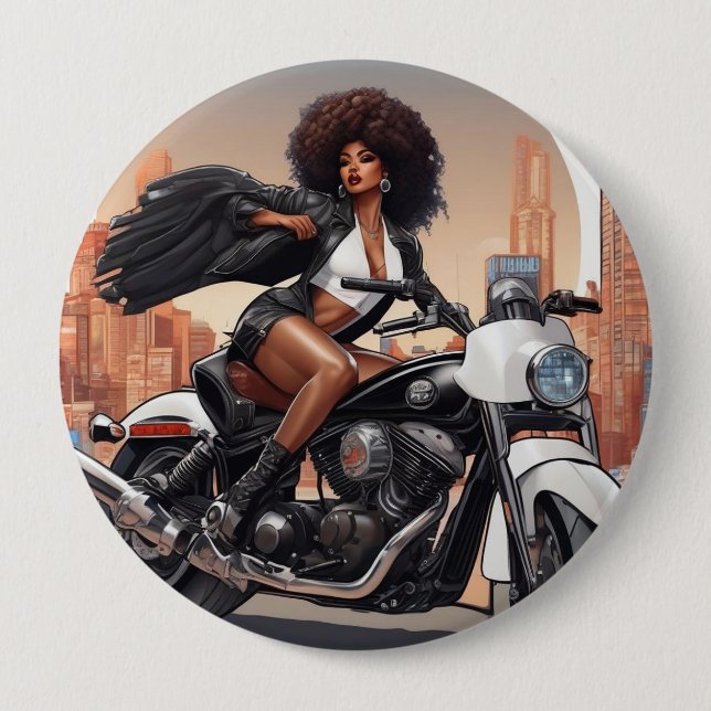 Badge Afro Button (Vorderseite)