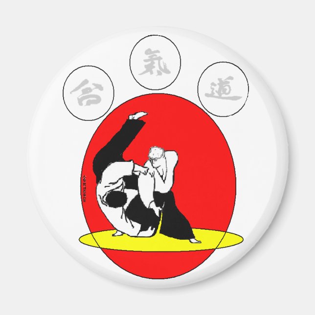 BADGE AIKIDO MAGNET (Vorne)