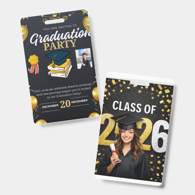 Badge Ausweis (Vorder- & Rückseite)