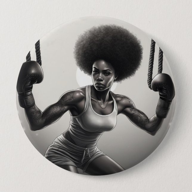 Badge Girl Boss Button (Vorderseite)