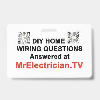 BADGE - Heimverkabelungsfragen bei MrElectrician.T Ausweis