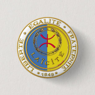 Badge rond, LAICITÉ Button