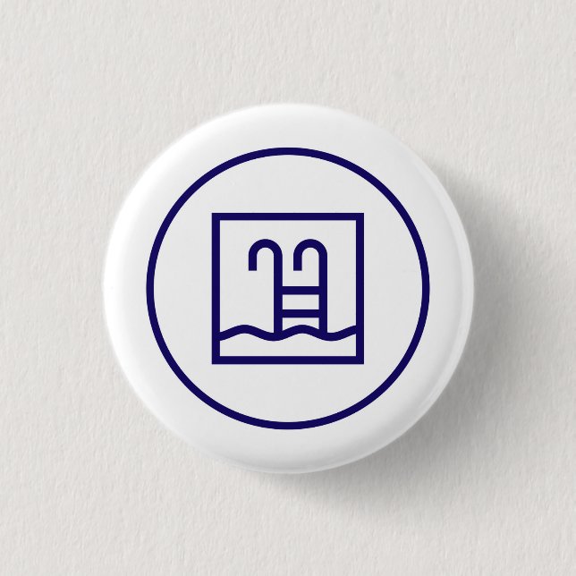 Badge Swimmingpool Button (Vorderseite)