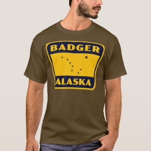 Badger Alaska Retro Abzeichen Blue T-Shirt