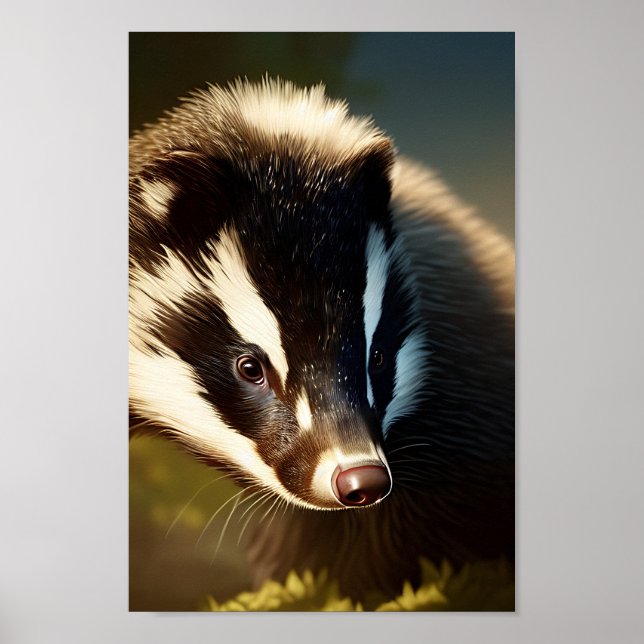 Badger Art Poster (Vorne)