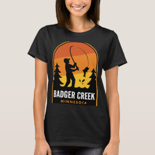 Badger Creek Minnesota Fischerei T-Shirt