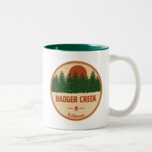 Badger Creek Wilderness Oregon Zweifarbige Tasse