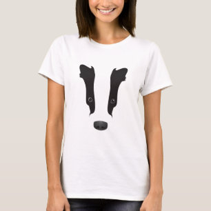 Badger Face-Silhouette T-Shirt