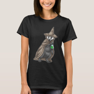 Badger Halloween Hexe T-Shirt