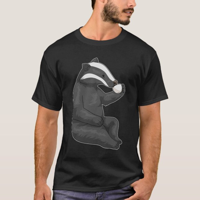 Badger Kaffeecup T-Shirt (Vorderseite)