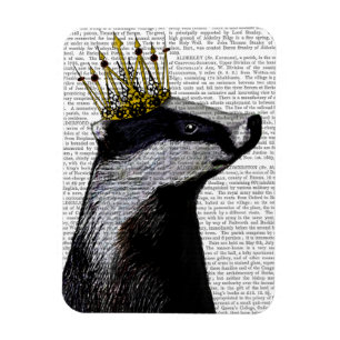 Badger King Magnet