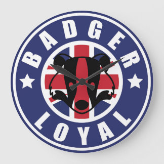 Badger Loyal Clock Große Wanduhr