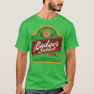 Badger Select Beer Retro Defunktional Breweriana T-Shirt