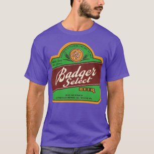Badger Select Beer Retro Defunktional Breweriana T-Shirt