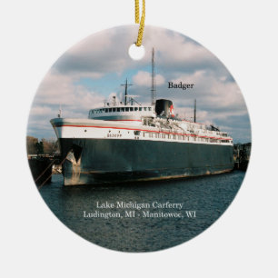 Badger-Verzierung Keramikornament